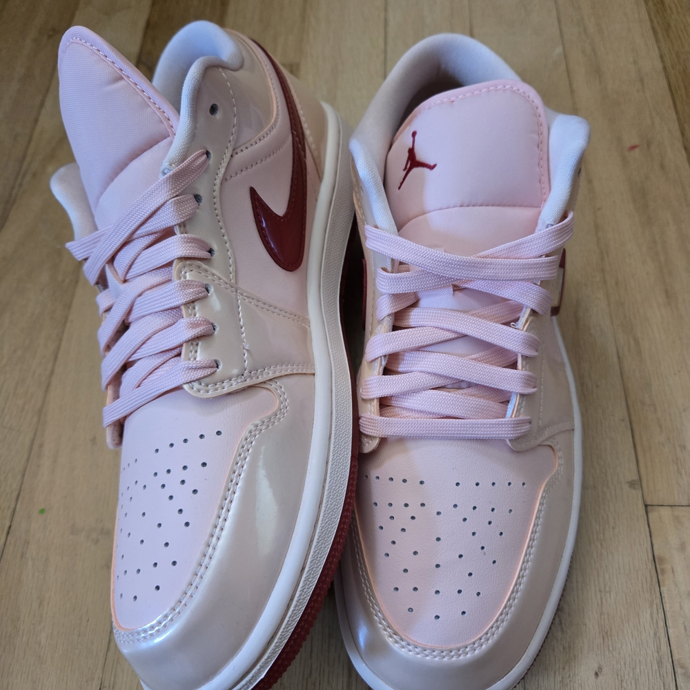 Nike Pink and Red Sneakers